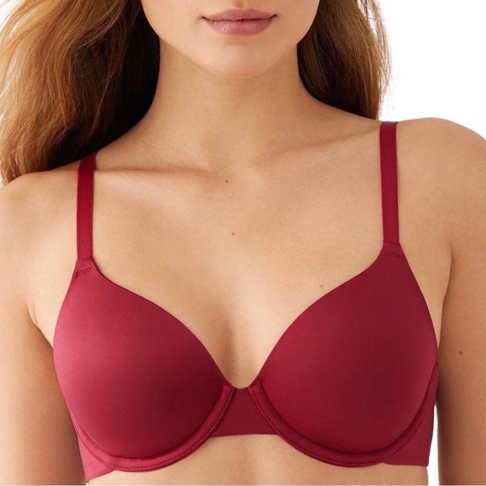 Wacoal b.tempt’d Rubbarb Red Underwire Bra
